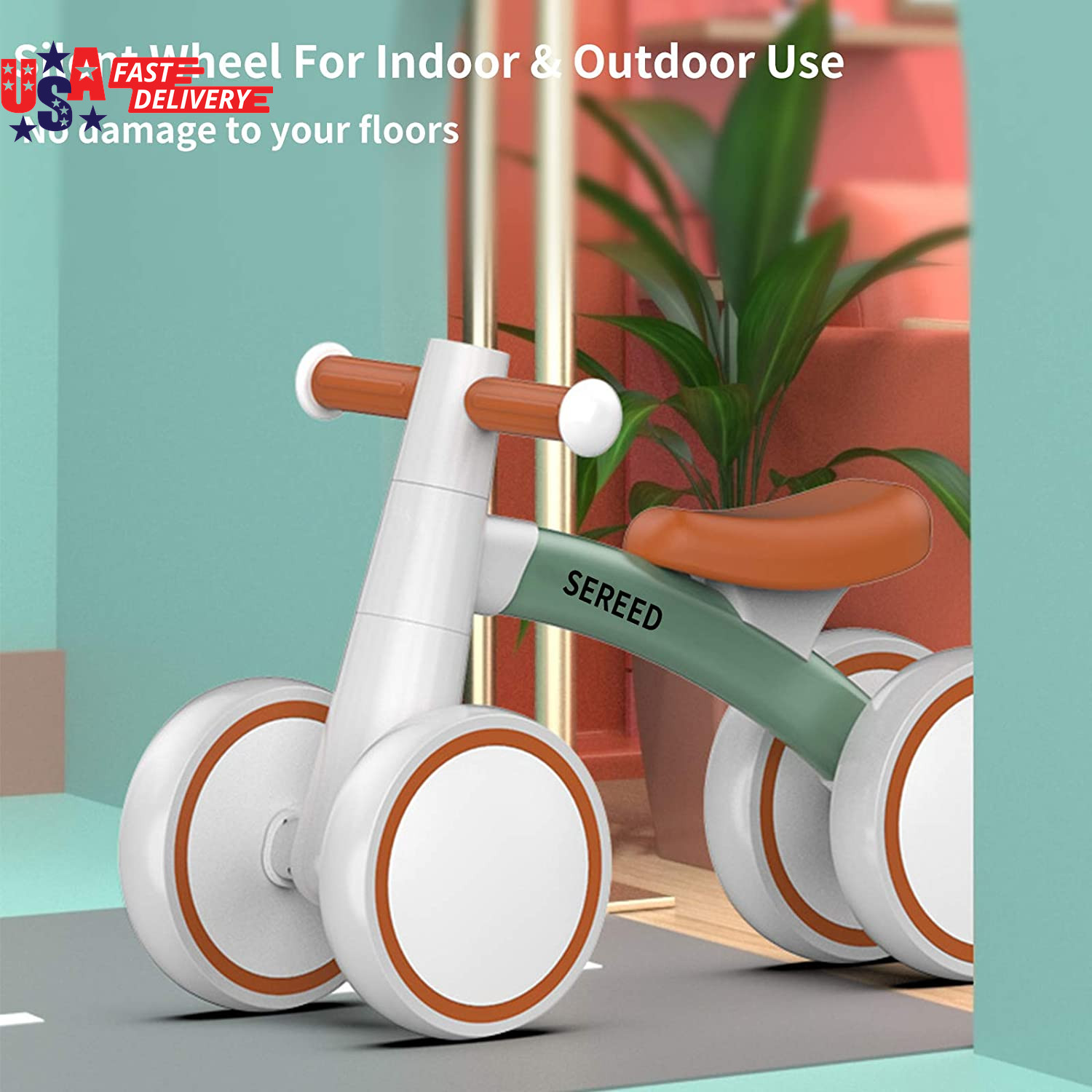 Baby Balance Bike for 1 Year Old Boys Girls 12-24 Month Toddler Balance Bike, 4