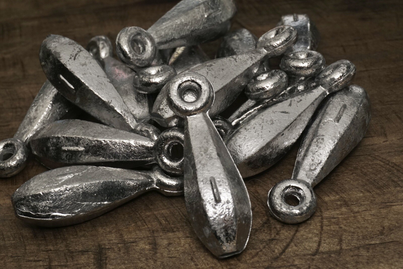 Bank Sinkers Pick Weight 1/2,3/4,7/8,1/1.5 OZ Free Shipping