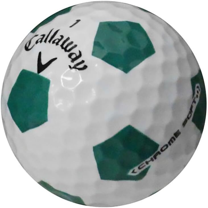Callaway Chromesoft Truvis Green Used Golf Balls, Good Condition, AAA Quality