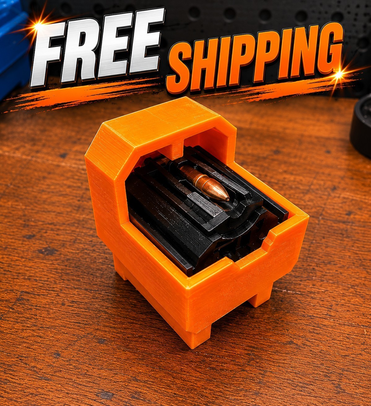 Magazine Loader for Ruger 10/22 BX-1 Magazine Speedloader Thumb Saver – Orange