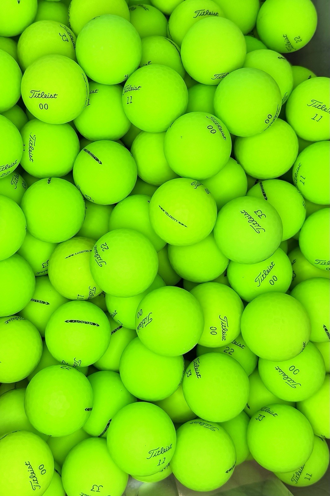 48 Titleist Velocity Matte Green golf balls Mint 5A free shipping