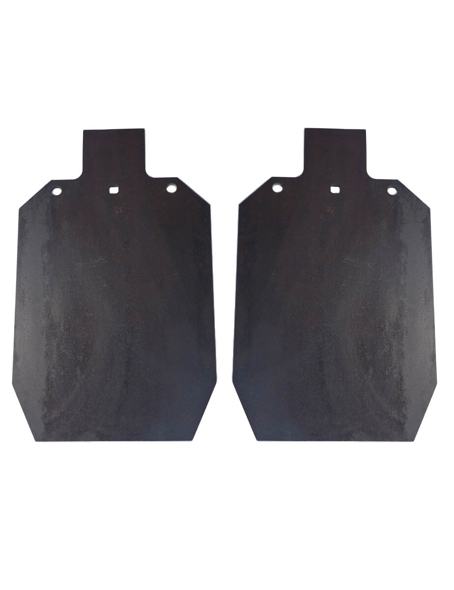 Tactical Scorpion 2 PCS AR500 Steel Shooting Targets IDPA 12″ x 20″ X 3/8 Gong