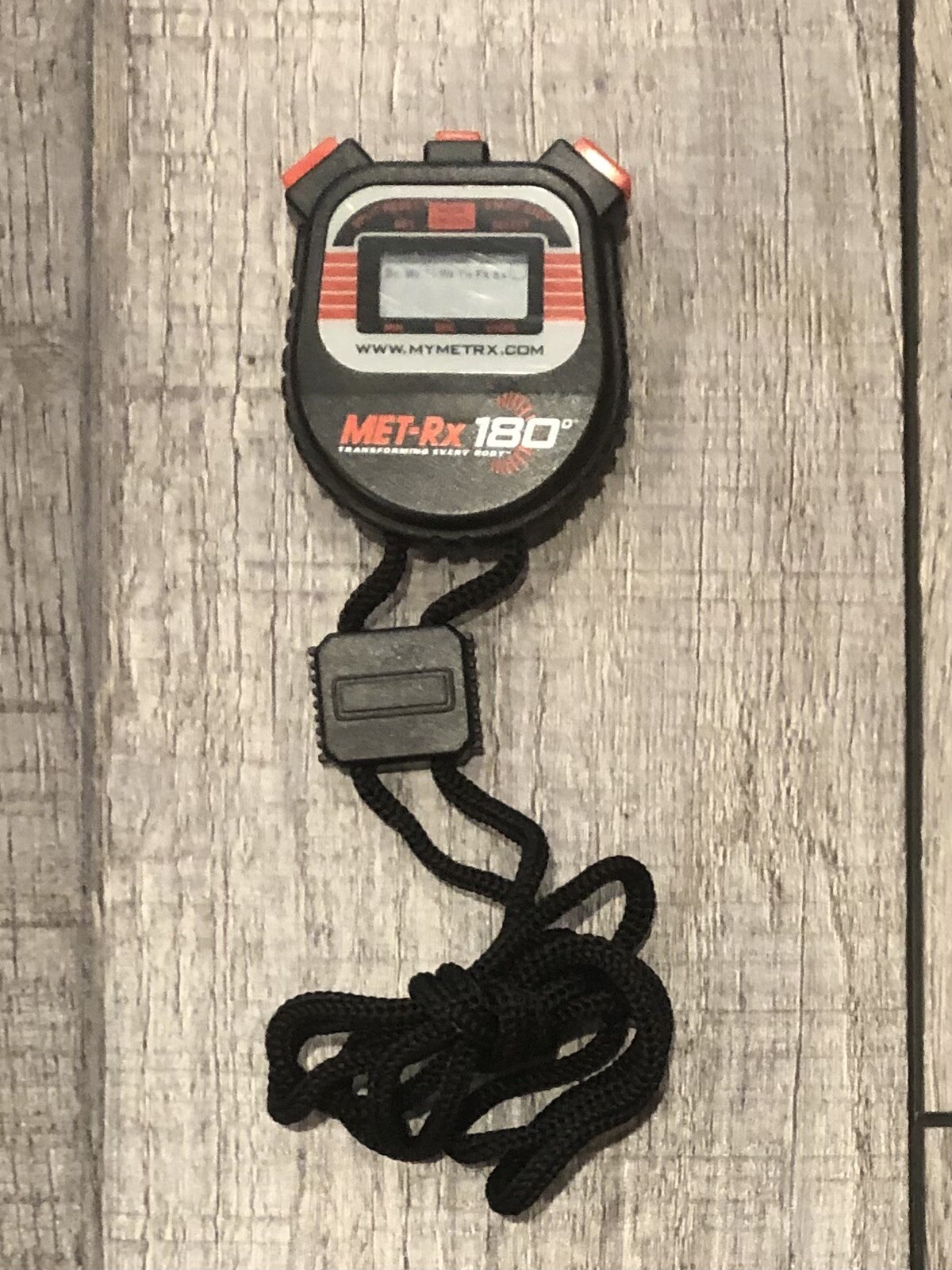 Metrx Stopwatch Digital LCD Sports Counter Timer Watch w/ Lanyard Stop Watch NIB