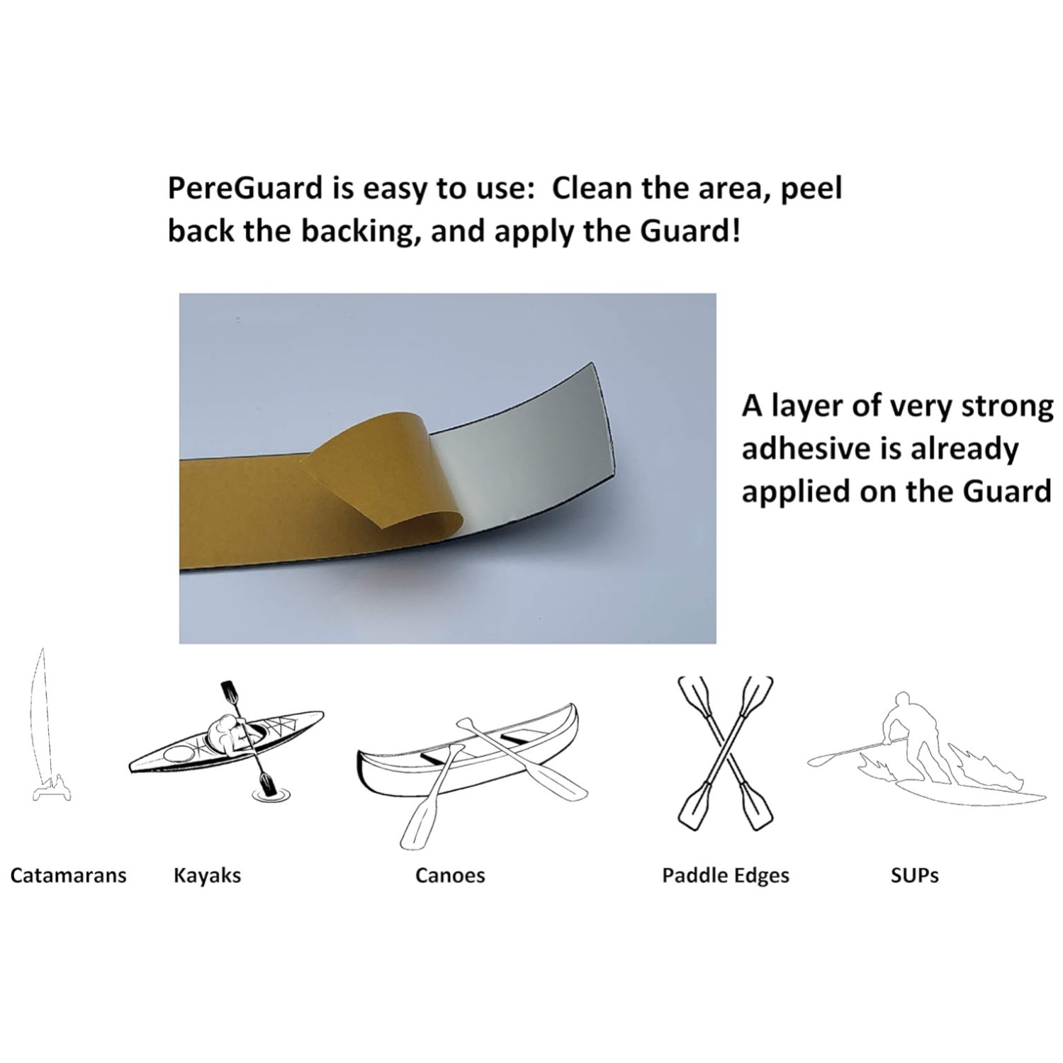 Kayak Keel Guard Strip 4″ Width Abrasion Resistant