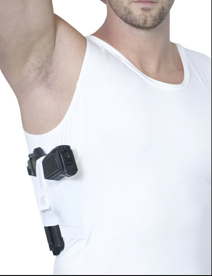 AC UNDERCOVER CCW Tank Top Shirt Concealed Carry Clothing Holster Ref 513