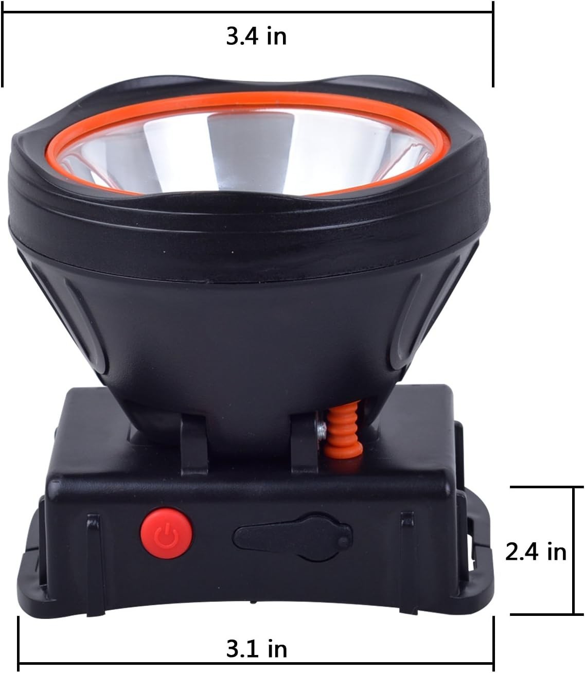 Lightweight 300 Lumens LED Headlamp with 500 Yards Visibility for Adventurers