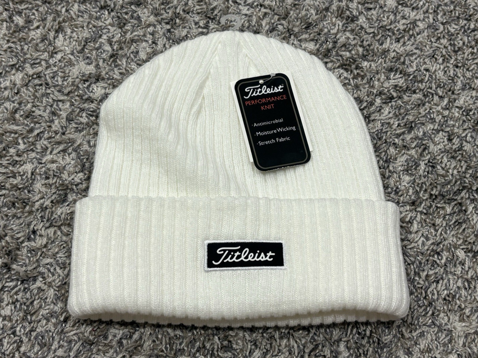 Men’s TITLEIST ‘Prior Generation’ White Golf Beanie – One Size