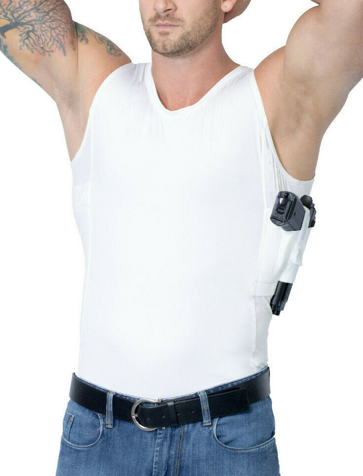 AC UNDERCOVER CCW Tank Top Shirt Concealed Carry Clothing Holster Ref 513