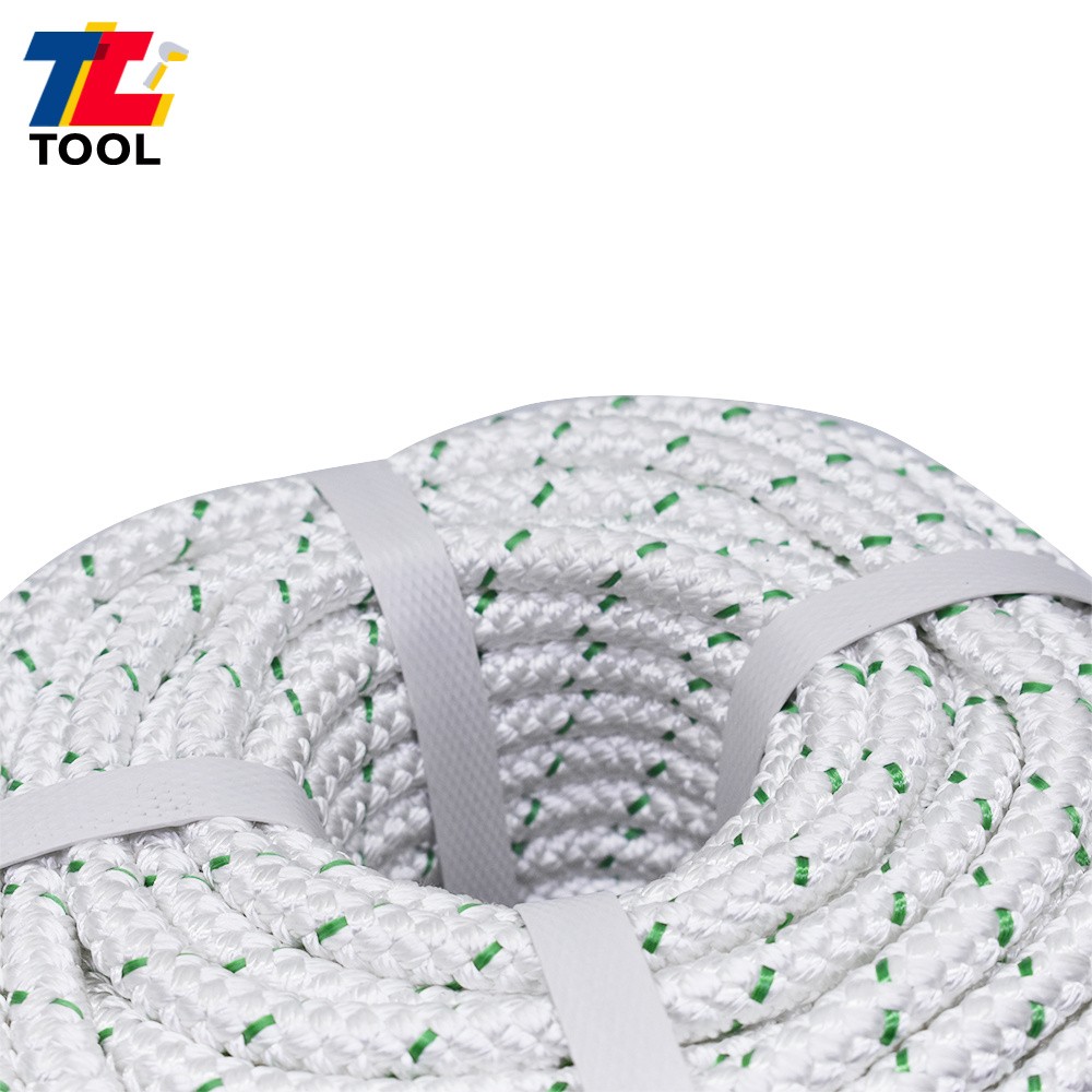 1544 Lbs 3/8″ x 200′ Double Braid Polyester Rope Arborist Rope Rigging Line