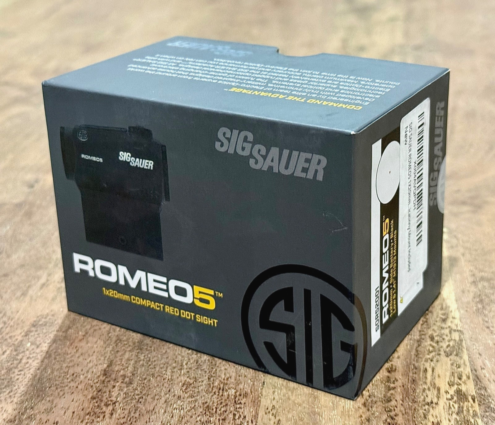Sig Sauer ROMEO5 1x20mm 2 MOA Red Dot Sight w/ Mounts SOR52001 – BN Sealed!