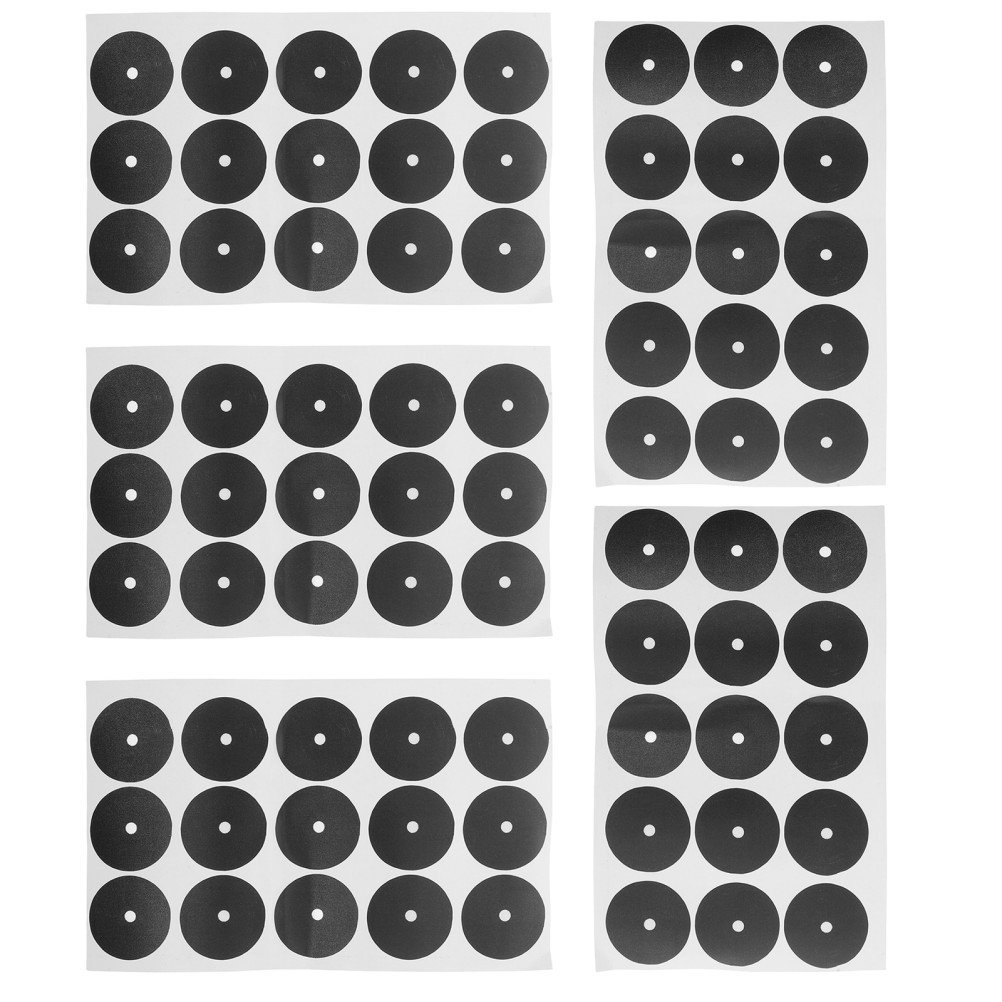 5Pcs Pool Table Marker Black Spots for Smooth Surface and Precise Ball Placement