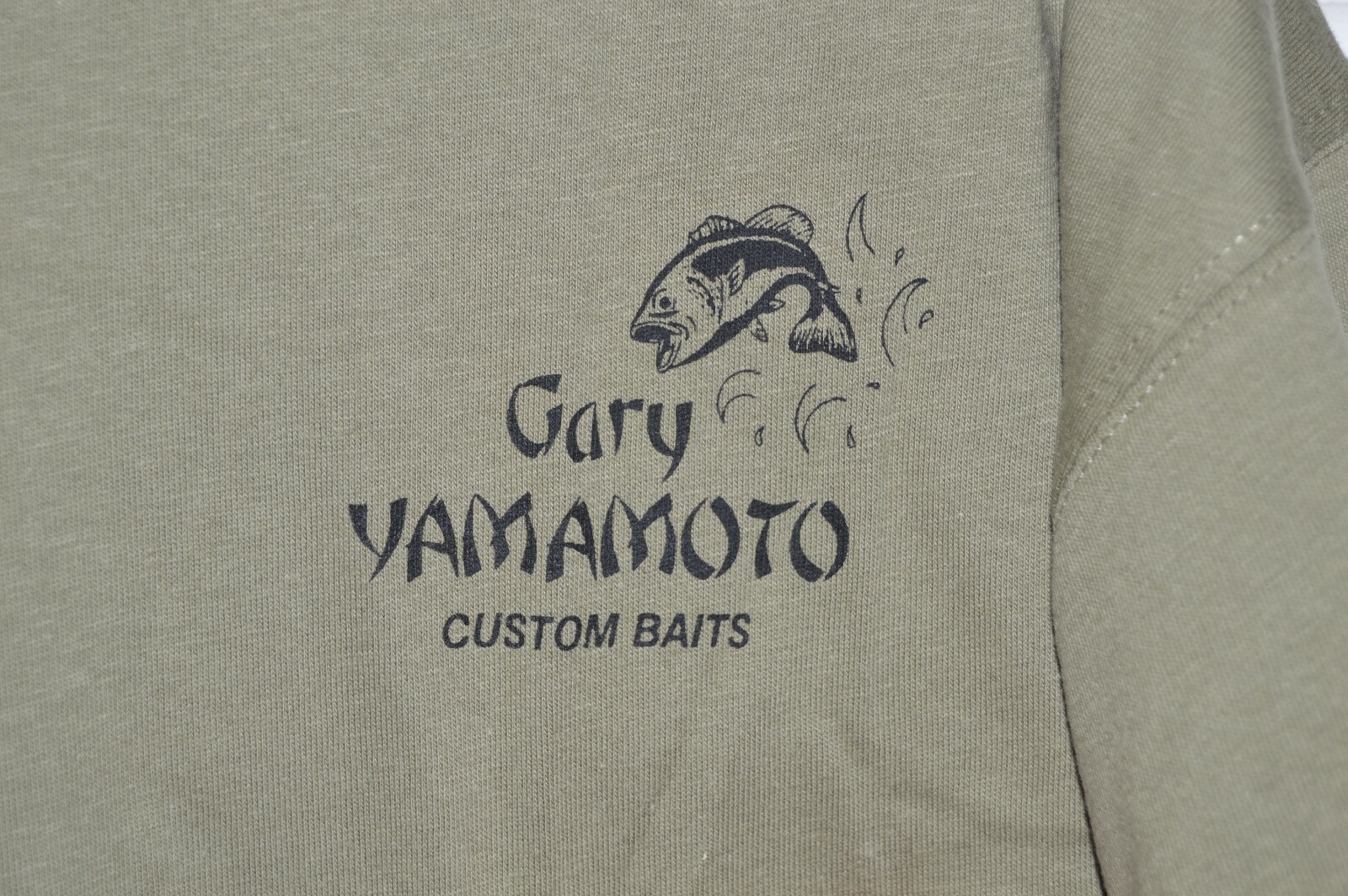 gary yamamoto bass long sleeve t-shirt fishouflage MOSS large camo senko