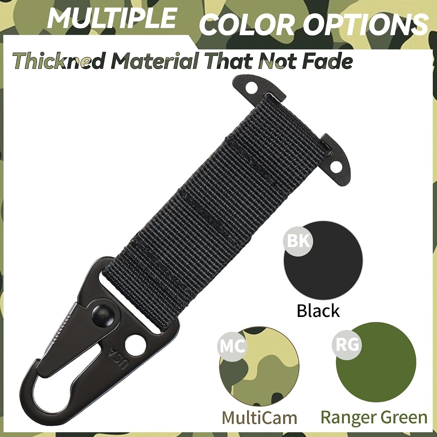 Robust MOLLE Clip with 250KG Weight Capacity – Essential for Outdoor Activities