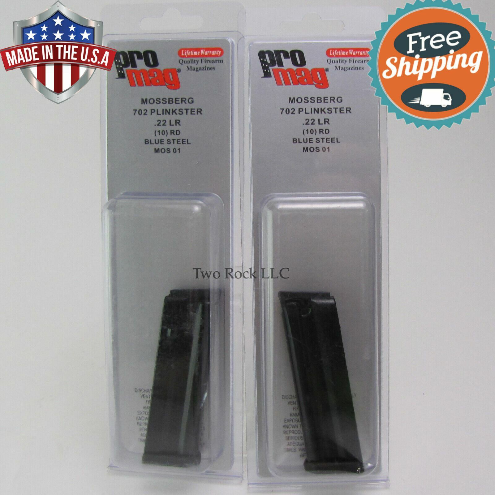 2-PACK – ProMag 10-Round 22LR MAGAZINE fits Mossberg 702 Plinkster Rossi RS22