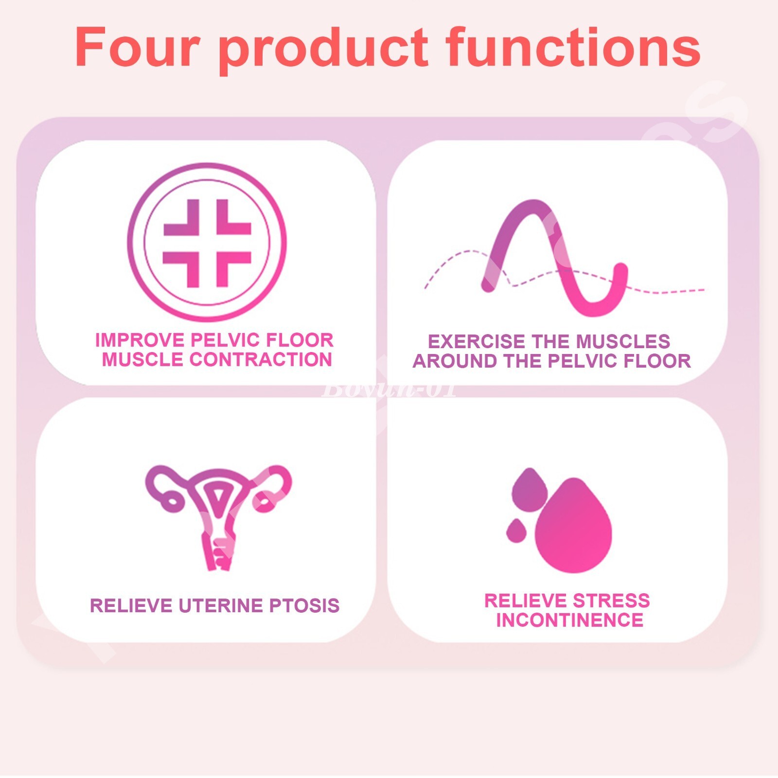 Home Use EMS Pelvic Floor Muscle Trainer for Postpartum Recovery Butt Lifting