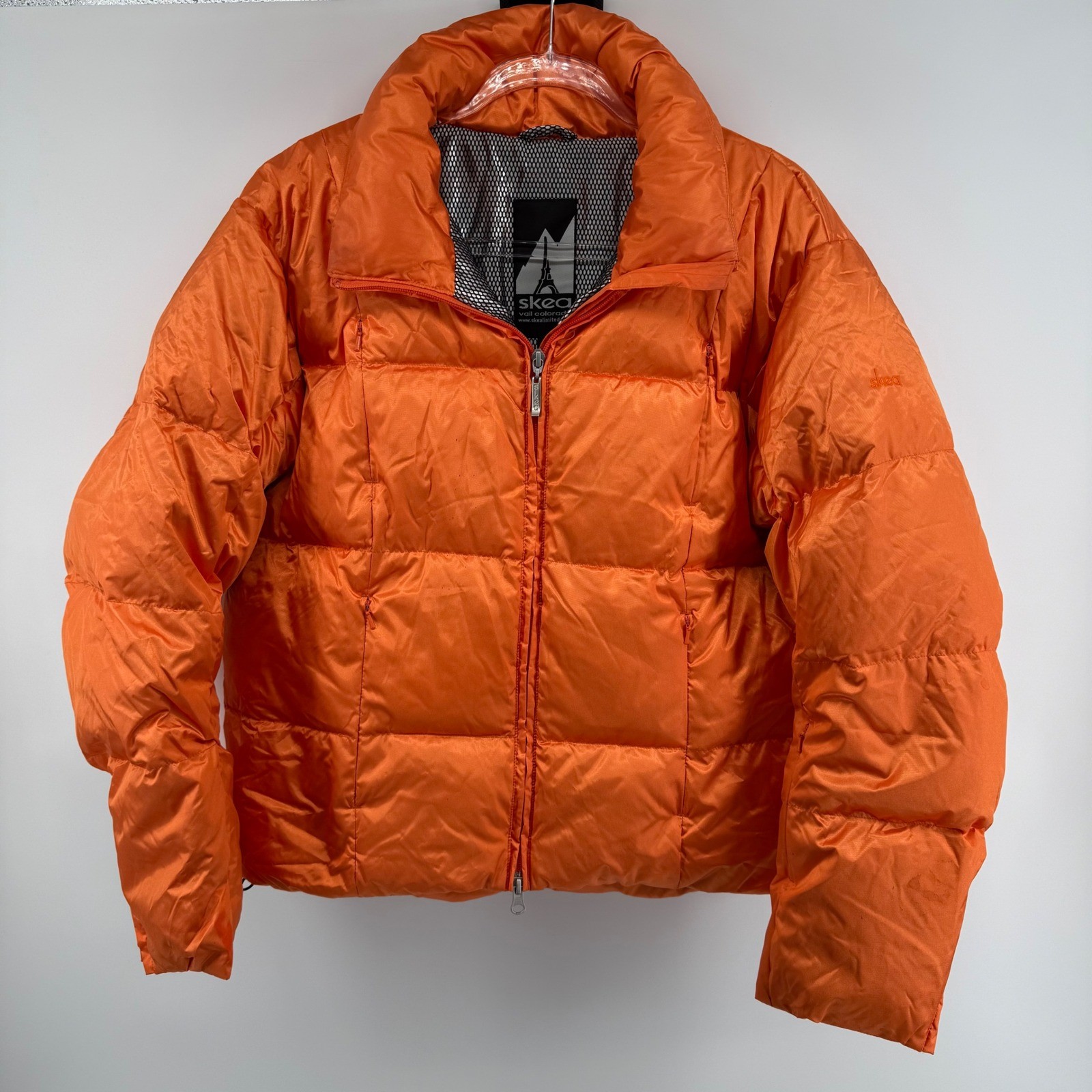 Skea Orange Down Puffer Ski Jacket Winter Warm Insulated Size 12