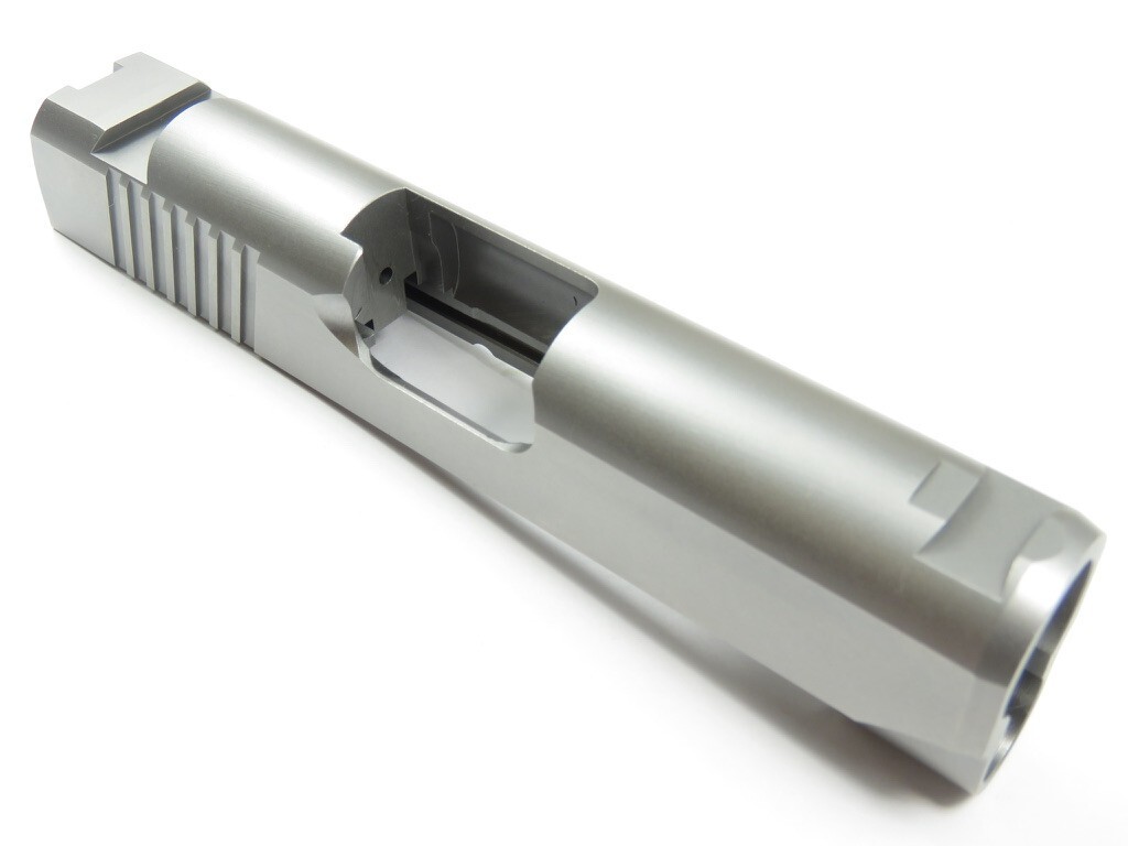 1911 Officers Length 3.5″ Slide .45 ACP Novak Sight Cut STAINLESS Series 70