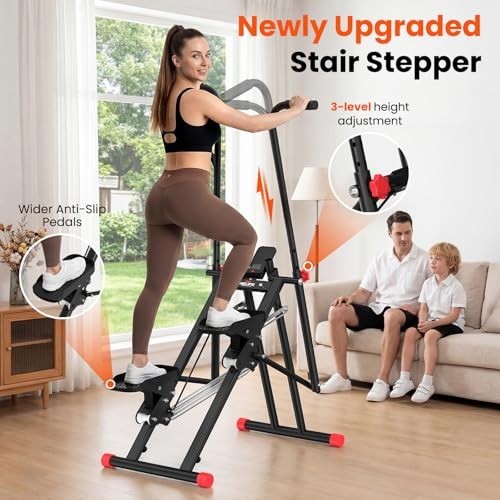 RELIFE Stair Stepper Home Exercise Machine Adjustable Resistance Cardio