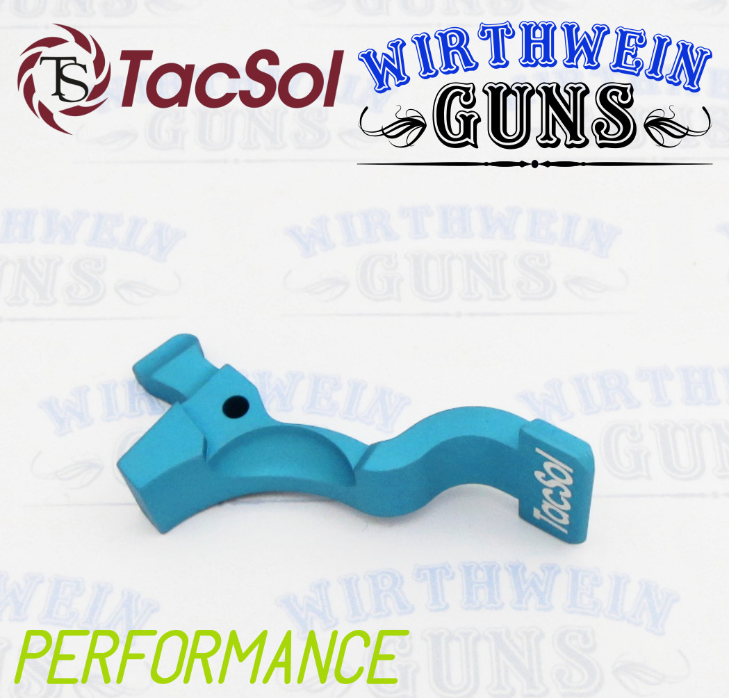 TacSol Matte Turquoise Performance Series Magazine Release Ruger 10/22 & Charger