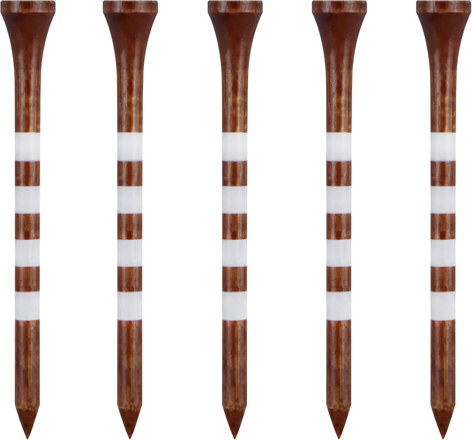 Durable 100 Count Golf Tees: Ideal Sizes & Bright Colors for Consistent Play