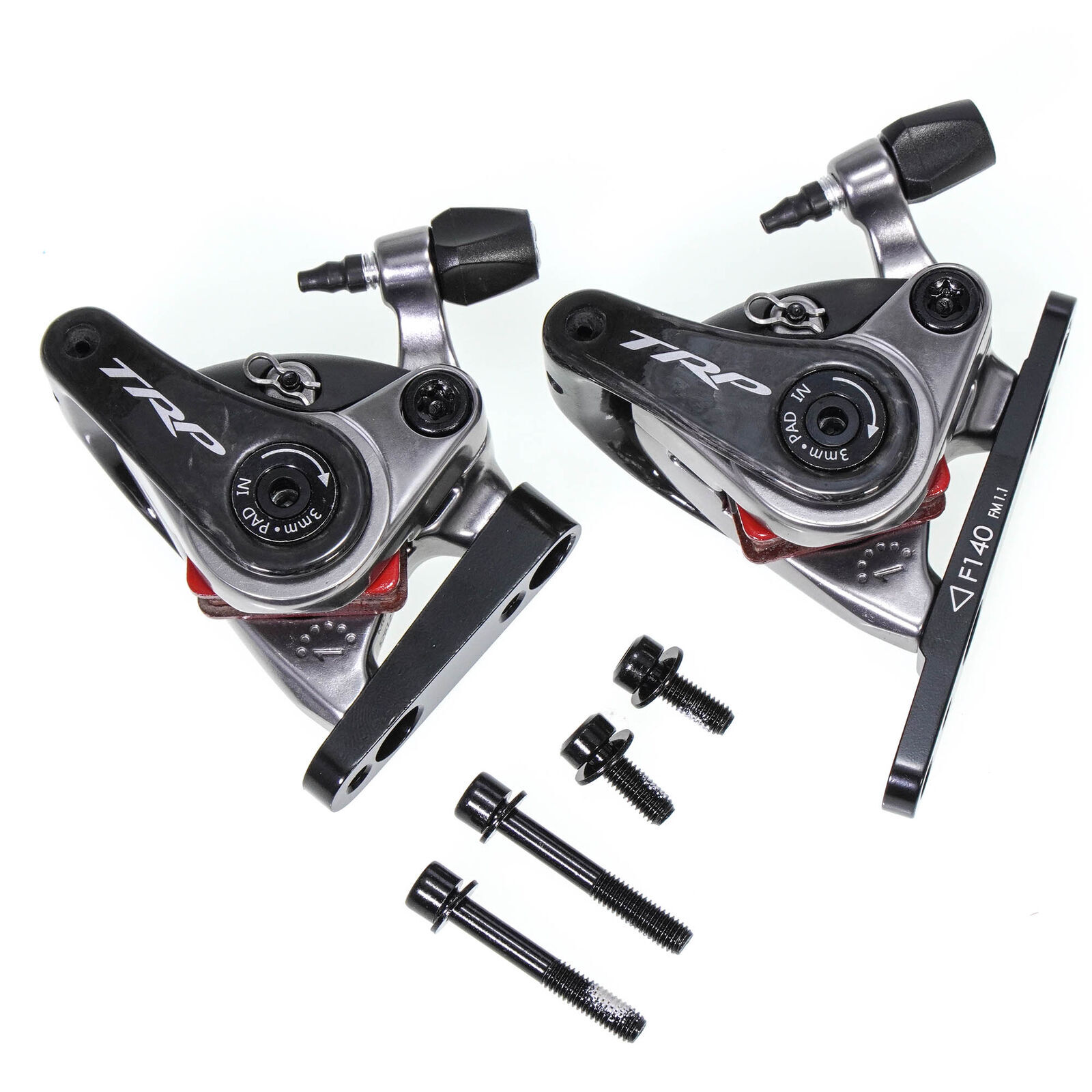 TRP SPYRE SLC Carbon Mechanical Disc Brake Flat Mount Front / Rear or Pair