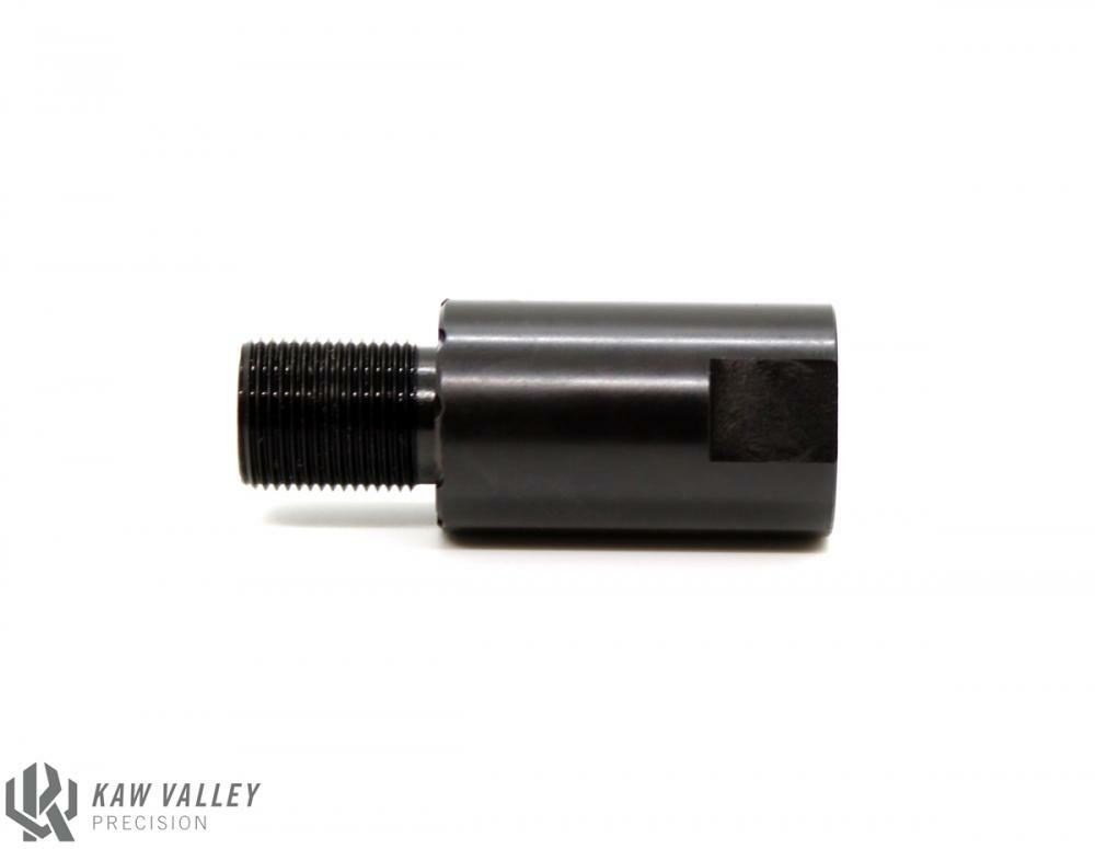 Kaw Valley Precision Barrel Extender – 1/2×28 – 1.25″