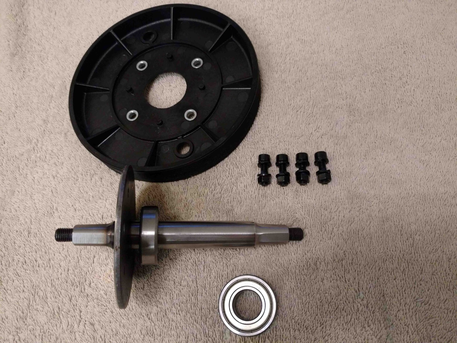 Bowflex Max Trainer Crankshaft Axle w/Bearings & Pulley M3 M5 M6 M7 M8 M9 Total