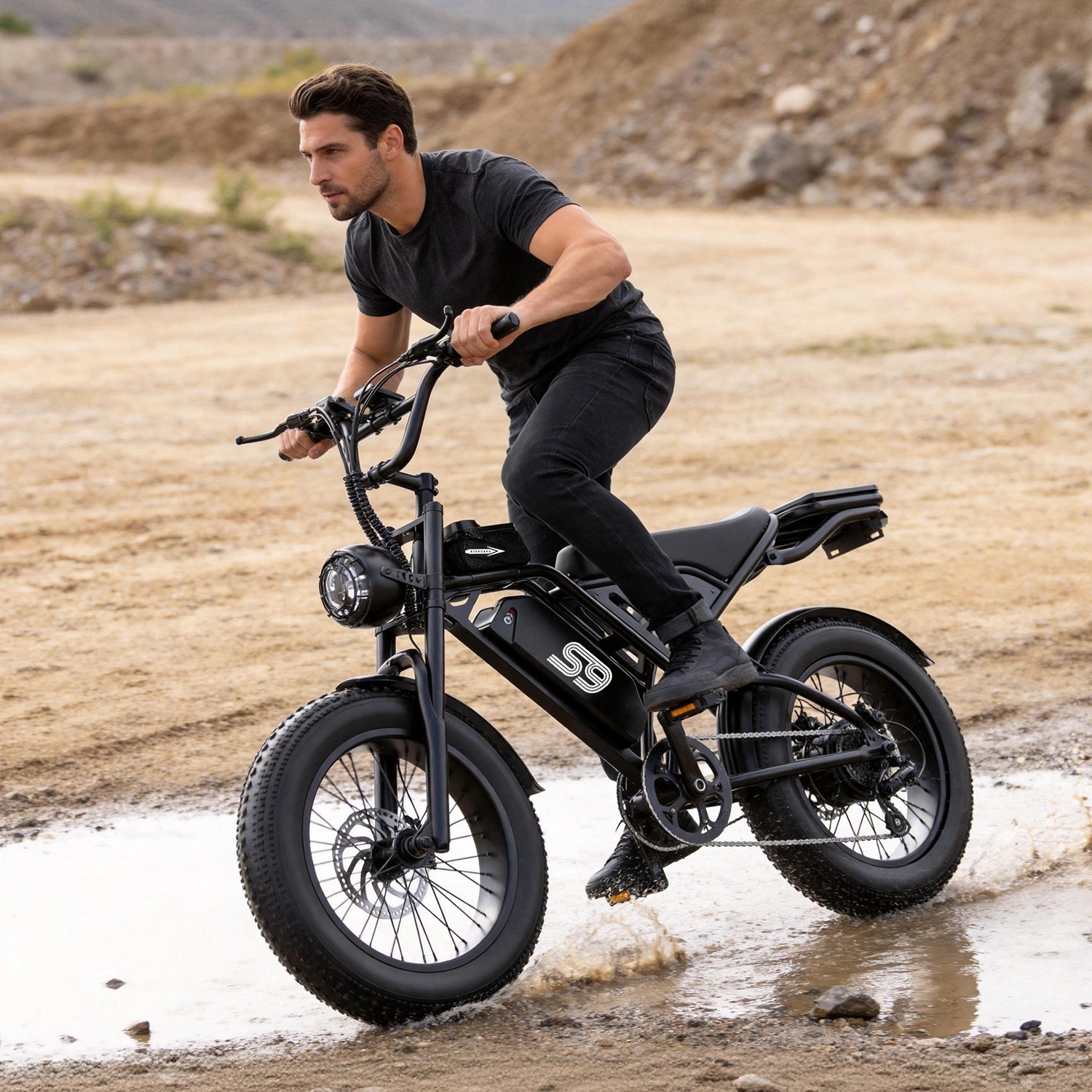 NEW 20″ FAT TIRE ADULTS ELECTRIC BIKE 3000W 35MPH 48V 20AH MOUNTAIN EBIKE
