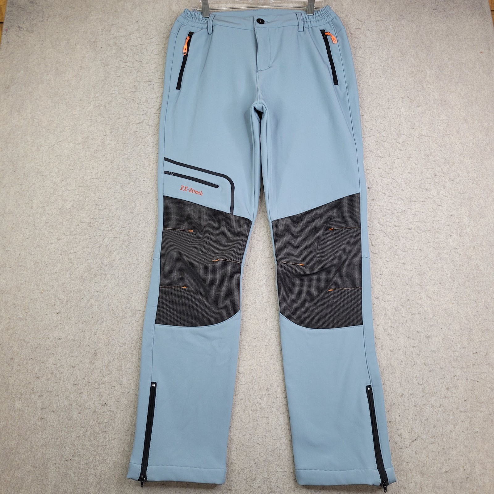 Postropaky EX-Stretch Ski Pants Women’s 4 Regular Blue Softshell Fleece Lined