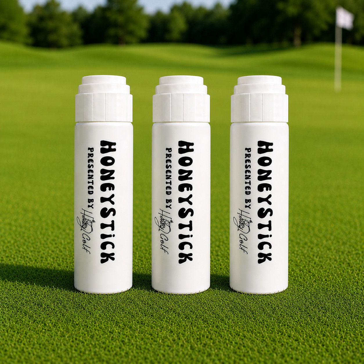 HoneyStick 3 Pack Anti Slice Gel for Golf Clubs – Anti-Hook Spin Reducer