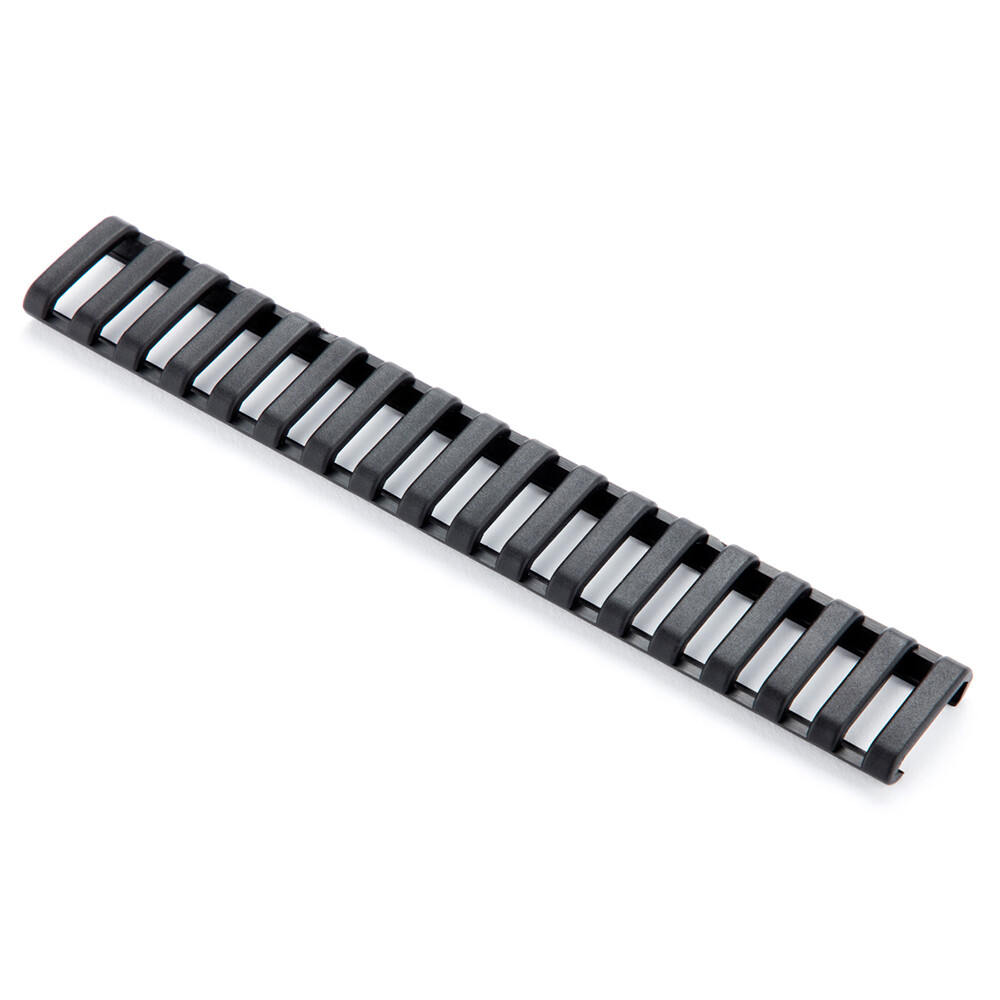 4 Pieces Ladder Rail Covers Heat Resistant Weaver Picatinny Rail Protector BK/DE