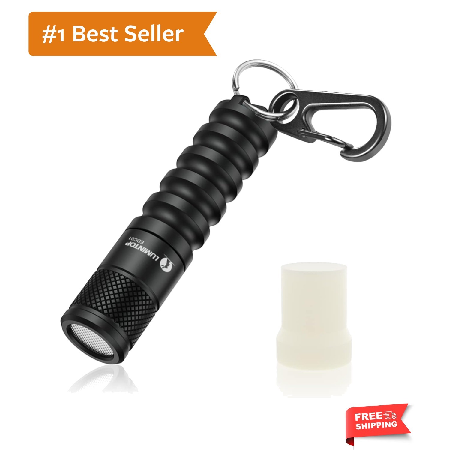 Keychain Flashlight 120 lumens Pocket EDC Flashlights 36 Hours Waterproof