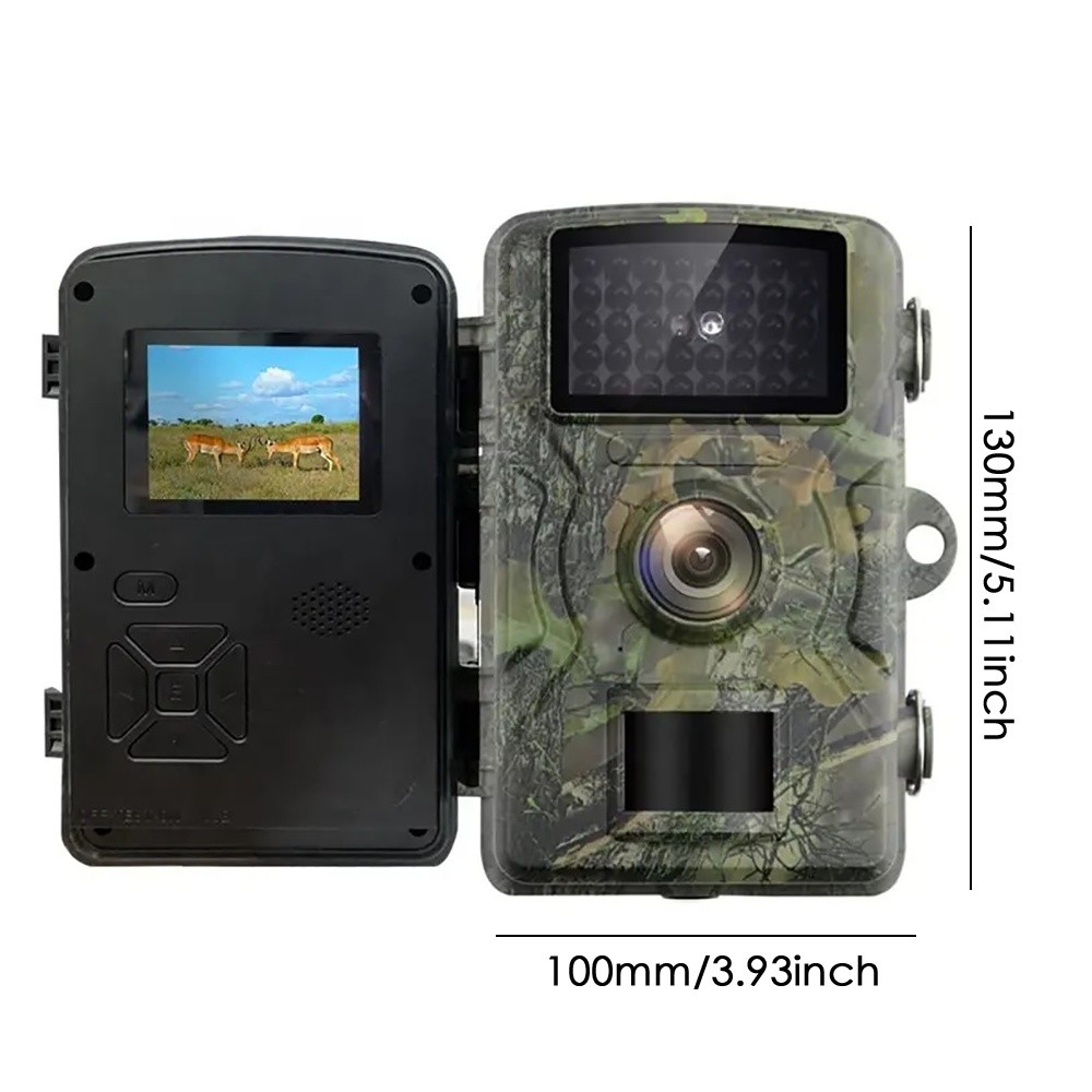 4PKS 24MP 1440P Hunting Trail Camera Wildlife Waterproof Game Cam Night Vision
