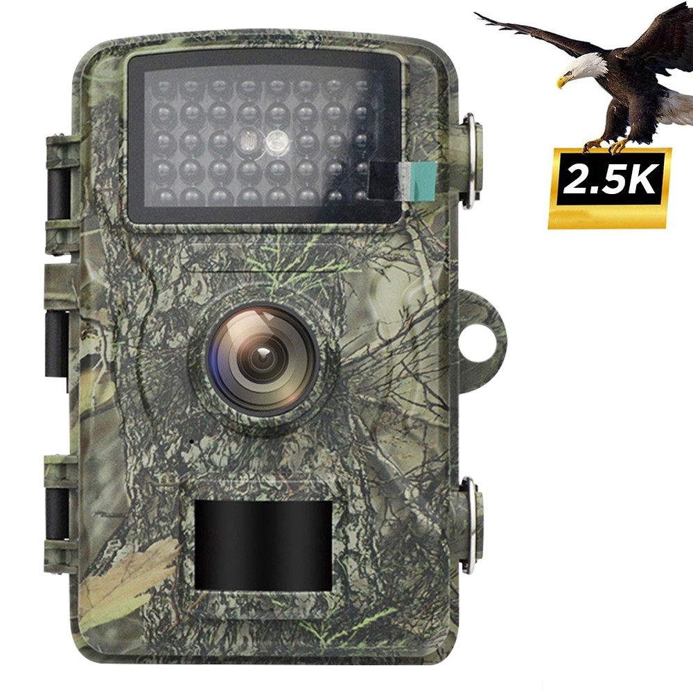 4PKS 24MP 1440P Hunting Trail Camera Wildlife Waterproof Game Cam Night Vision