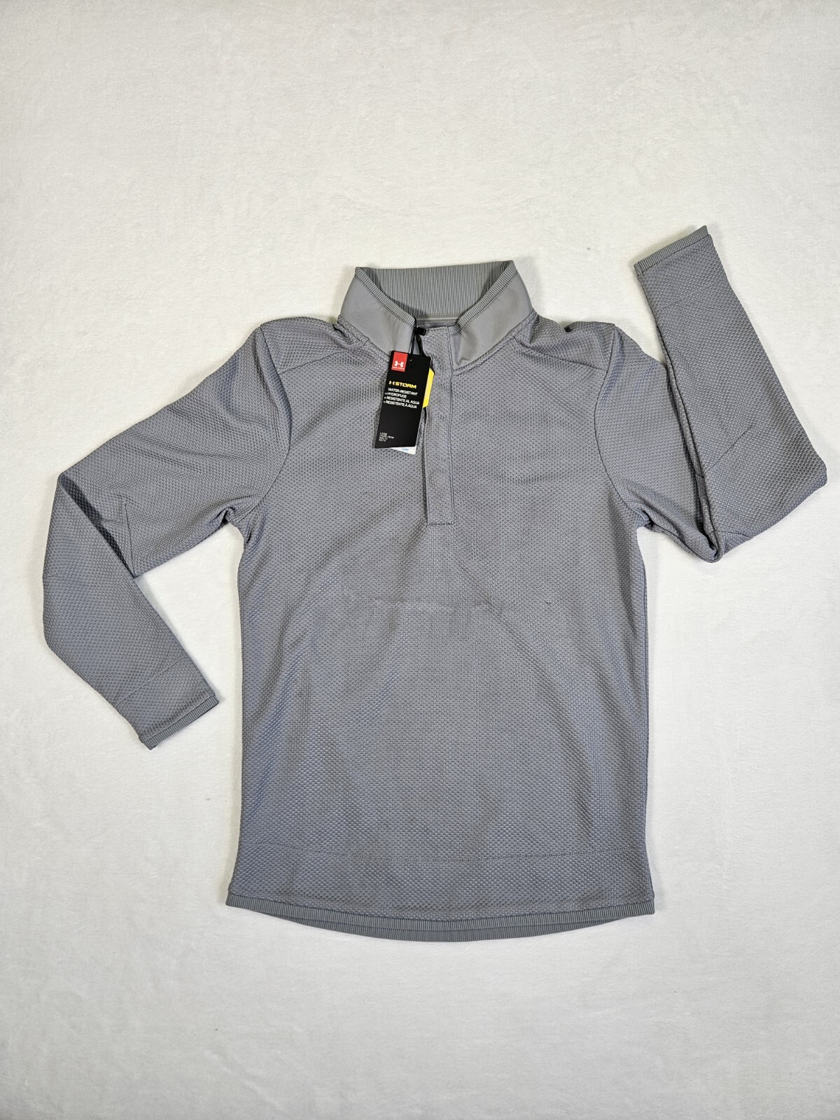 Under Armour Coldgear Storm Gray Fleece Snap Golf Jacket Men’s Small NWT