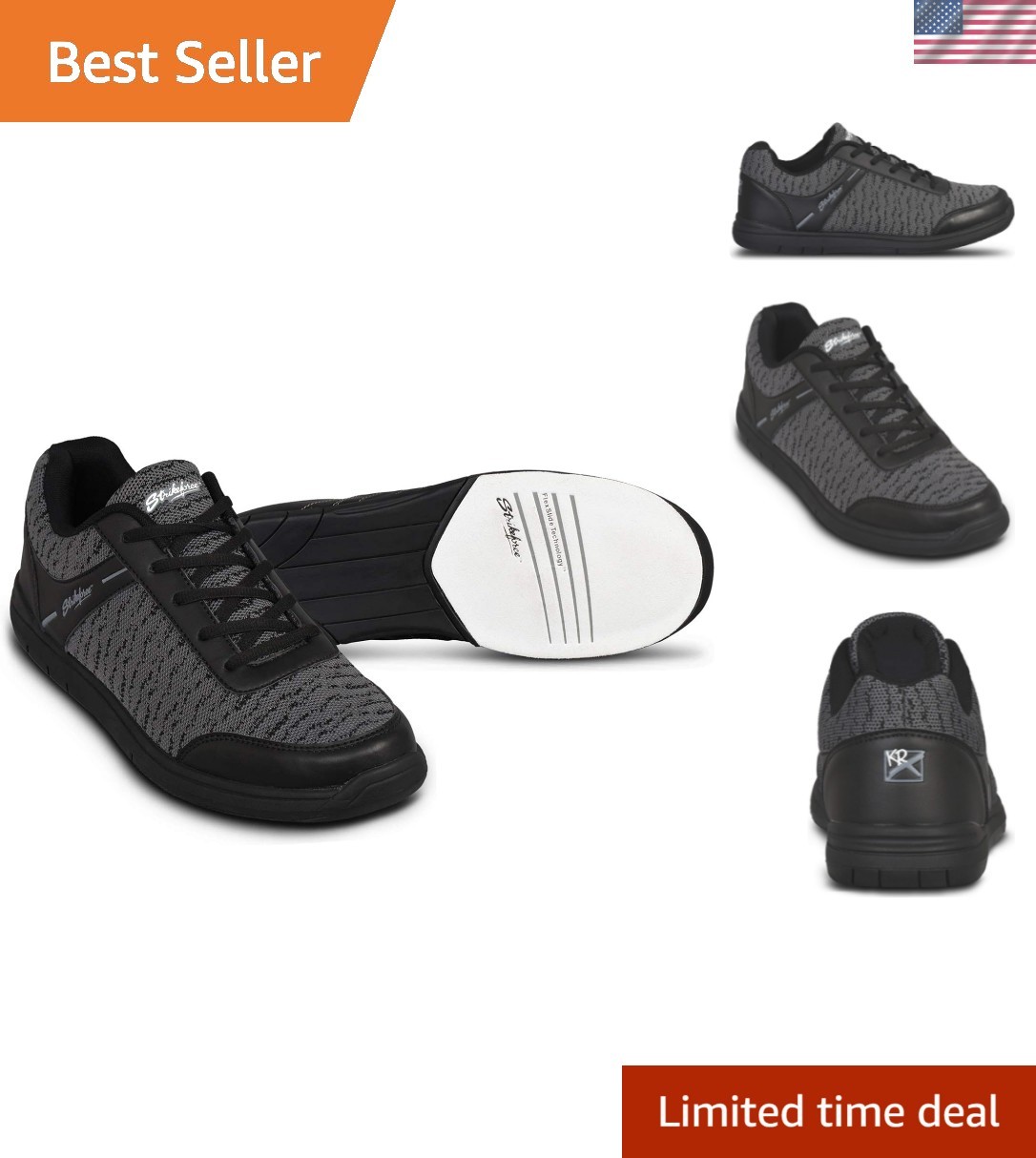 Flyer Mesh Men’s Athletic Bowling Shoes for Right or Left Handed Bowlers